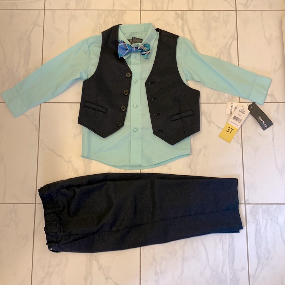 New Kenneth Cole Reaction Kids Blue Suit